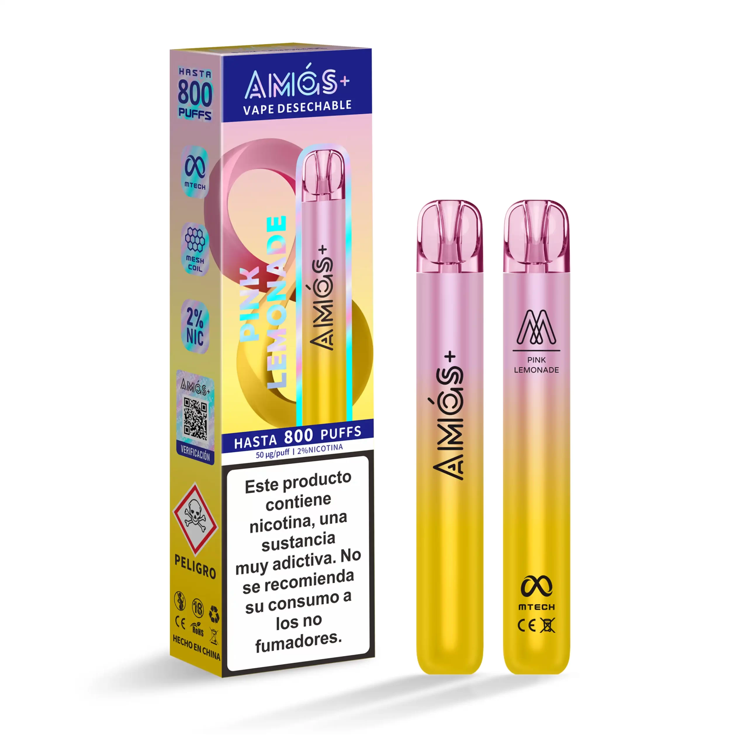 AMS+| PINK LEMONADE 800 PUFFS 2%